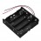 3pcs New Version DC 14.8V 4 Slot 4 Series 18650 Battery Holder Box Case With 2 Leads And Spring