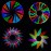 5pcs Geekcreit DIY Full Color Rotating POV DIY LED Flash Kit Hand Spinner Electronic Kit