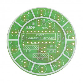 DIY LED Flash Kit Colorful Acoustic Rotating LED Lamp Kit
